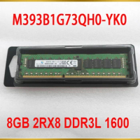 1PCS RAM 8G 8GB 2RX8 DDR3L 1600 PC3L-12800R ECC REG For Samsung Server Memory M393B1G73QH0-YK0