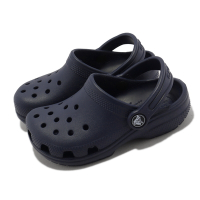 Crocs 涼拖鞋 Classic Clog T 童鞋 中童 深藍 經典 基本款 洞洞鞋 休閒 卡駱馳 206990410