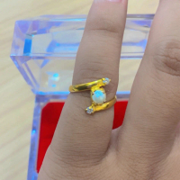 Cincin mutiara 1 gram emas muda
