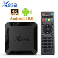 X96Q 4K TV Box 2GB 16GB Android 10.0 TV Box Allwinner H313 Quad Core 2.4G Wifi Google Player Youtube X96 Set Top Box EU US Plug