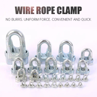 Klem Kuku Macan Tali Seling Clamp Sling 3mm 5mm 6mm 8mm 10mm 12mm Penjepit Ujung Tali Kabel Seling M