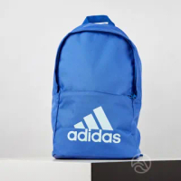 【adidas 愛迪達】Classic Backpack 天空藍色 運動 休閒 後背包 包包 CG0517