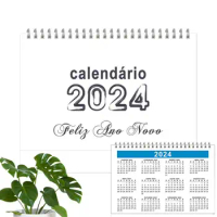 2024 Calendar For Desktop Small Portable Monthly Desk Calendar Thick And Durable Desk Calendar 2024 Calendar For Car Home School