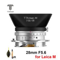 TTArtisan 28mm F5.6 Camera Lens Full Frame for Leica M Mount Cameras Leica M-M M240 M3 M6 M7 M8 M9 M9p M10