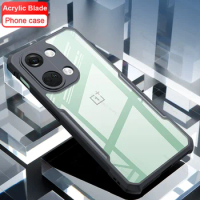 For Oneplus Nord 3 Case Acrylic Transparent Hard PC Funda One Plus Nord3 CE 3 Lite N30 CE3 Cover Camera Shockproof Coque Capas