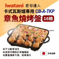 【Iwatani 岩谷】卡式瓦斯爐專用不沾章魚燒烤盤 CB-A-TKP 悠遊戶外