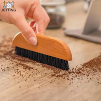 Coffee Grinder Brush Horesehair Brush Wooden Handle Material Useful Things For Home Keyboard Brush Cleaning Kitchen Tools