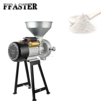 Wet Dry Electric Mill Grinder Machine Poultry Animal Feed Cereals Grinder for Peanut Butter Beans Tofu Home Commercial