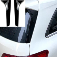 Car Exterior Modification Rear Side Wing Tail Spoiler Stickers Trim Cover For Mercedes Benz B Class B180 B200 W246 2012 ~ 2018