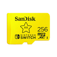 SanDisk Nintendo Switch 專用 microSDXC UHS-I(U3)256GB記憶卡(公司貨)【愛買】