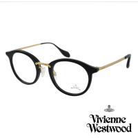 【Vivienne Westwood】英國Anglomania英倫簡約光學眼鏡(黑色 AN345M01)