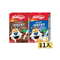 家樂氏Kelloggs 東尼玉米片口味任選x1盒(香甜玉米片330g/可可玉米片300g)