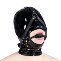 Bondage Equipment Fetish BDSM Hood Harness Mouth Gag Combinations Intimate Toys Erotic Mask Adult Supplies Sex Game Set Couples