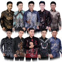 Kemeja Batik Pria lengan panjang terlaris terbaru Baju Batik Pria modern