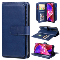 Leather Case For Samsung Galaxy A03 A53 A52 A04S A13 S22 F22 M22 A82 A42 A32 A72S Multi-function Wallet Stand Cover Card Slots