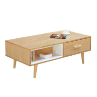 【WAKUHOME 瓦酷家具】SUN簡約無印風大茶几A003-439-3