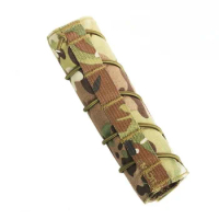 1000D Tactical Airsoft Suppressor Cover Sniper Airsoft Silencer Protector Cover Case Military Camouflage for Hunting Shooting