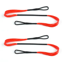 2PCS 16.73 Inch Crossbow Gun Crossbow String Mini Crossbow String Length 24 Strands Outdoor Hunting and Shooting Accessories