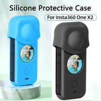 for Insta 360 One X2 Soft Silicone Case Body Protective Cover Shell Dustproof Lens Sleeve for Insta360 X2 Camera Accessories