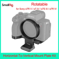 SmallRig 4148 Rotatable Horizontal-to-Vertical Mount Plate Kit for Sony A7R V / A7 IV / A7S III / A7R IV