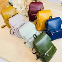 Ransel kulit asli stela Backpack Sekolah