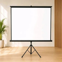 Layar Proyektor Layar Projektor Besar Layar Putih Nobar Layar Presentasi Tripod Screen Bagus layarin