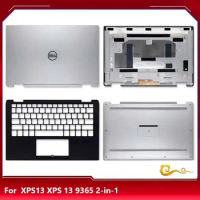 YUEBEISHENG New/org For Dell XPS13 XPS 13 9365 2-in-1 LCD back cover /Upper cover /Bottom case 0G1VNR / Nameplate,Silver