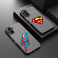 Sarung Telefon Bimbit, Reka Bentuk Wira Superman yang Sejuk, Sentuhan Seperti Kulit Matte Kalis Keju
