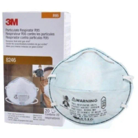 3M หน้ากากกันฝุ่น PM2.5 และกรดแก๊ส รุ่น 8246 R95 (20 ชิ้น|กล่อง) **ไม่มีกล่อง**
