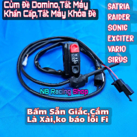 Cùm Đề Domino Mạch Tắt Máy Không Lỗi Fi lắp Satria Raider Sonic Exciter Vario Gsx Bandit sirius xema