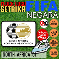 Patch Badge Emblem Flock Setrika iron-on Baju Jersey Logo FIFA NEGARA SOUTH AFRICA AFRIKA SELATAN [0