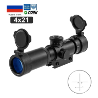 Tactical Sight 4x21 AO Hunting Scopes Flip Scope Compact Hunting airsorft sights Glass Etched Reticle Riflescope Sniper Gear