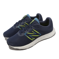 New Balance 慢跑鞋 ME420 V3 4E 超寬楦 男鞋 深藍 黃 網布 跑步 健走 運動鞋 NB 紐巴倫 ME420LN3-4E