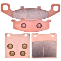 Motorcycle Front and Rear Copper Brake Pads For HYOSUNG GT 250 Comet 2002 Comet 600 2002
