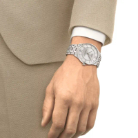 【TISSOT 天梭】Chemin Des Tourelles Powermatic 80 杜魯爾機械腕錶 男錶 手錶(T1394071103800/白色)