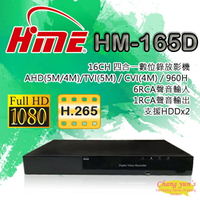 昌運監視器 環名 HM-165D 三硬碟 16路數位錄影主機 DVR【APP下單4%點數回饋】