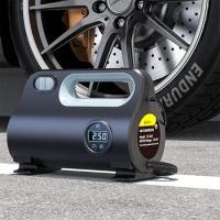 Car Tire Inflator Portable Air Compressor Wireless Air Pump Tires Pump With Emergency LED Light For Bicycle Balloons