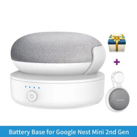 New Docking Station For Google Nest Mini 2nd Generation Portable Battery Base For Google Smart Speaker Holder Mount Charger