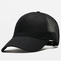 新款夏季帽子男棒球帽女鴨舌帽網帽戶外透氣運動太陽帽大號遮陽帽1入