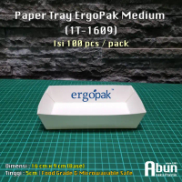 Paper Tray ErgoPak Medium Isi 100pcs - FooPack Berkualitas Premium