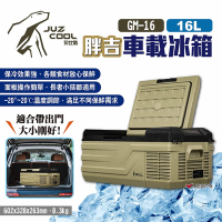 艾比酷 車載冰箱 胖吉GM-16 16公升 車用小冰箱 車用冰箱 冷藏冷凍 保鮮保冷 悠遊戶外