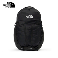 【The North Face 官方旗艦】北面男女款黑色防潑水舒適減壓休閒後背包｜52SG4HF