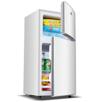 43L Double Door Refrigerators Top Freezer Fridge Portable Mini Home Appliance Smart refrigerator Household refrigerator