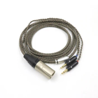 16 Core Balanced 2.5 4.4 6.5 3.5mm XLR Clear celestee NEW focal ELEAR headset French Utopia Headphone Cable