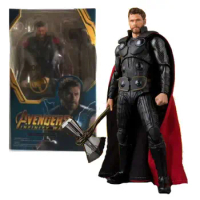 Avengers Thor Action Figure Toys SHF Thor Figures Statue Model Doll Collection Ornament Gifts for Children Friend