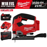 Milwaukee M18 FJS/2737 Kit M18 FUEL™ Brushless Cordless D-Handle Jig Saw 18V Power Tools 3500SPM With Battery Charger