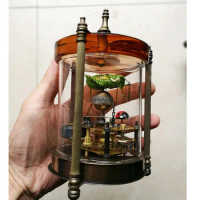 Antique Clocks, European Clocks, Classical Mechanical Watches, Pure Copper Fun Series Grasshopper Pocket Watches