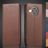 Magnetic attraction Leather Case for Nokia X20 / Nokia X 20 Card Holder Holster Flip Cover Case Wallet Phone Bags Fundas Coque