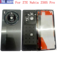 Battery Cover Rear Door Housing Case For ZTE Nubia Z50S Pro Back Cover with Logo Replacement Parts
