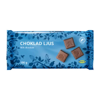 CHOKLAD LJUS 牛奶巧克力片, 熱帶雨林聯盟認證, 100 公克